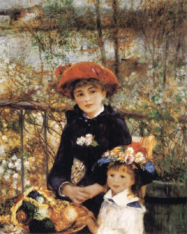 Pierre-Auguste Renoir On the Terrace Spain oil painting art
